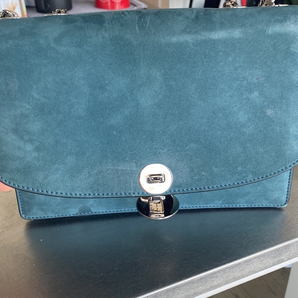 Emerald Suede Marc Jacobs Shoulder Bag - Picture 3 of 9